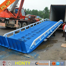 China 8t electric goods yard car forklift lift yard ramp